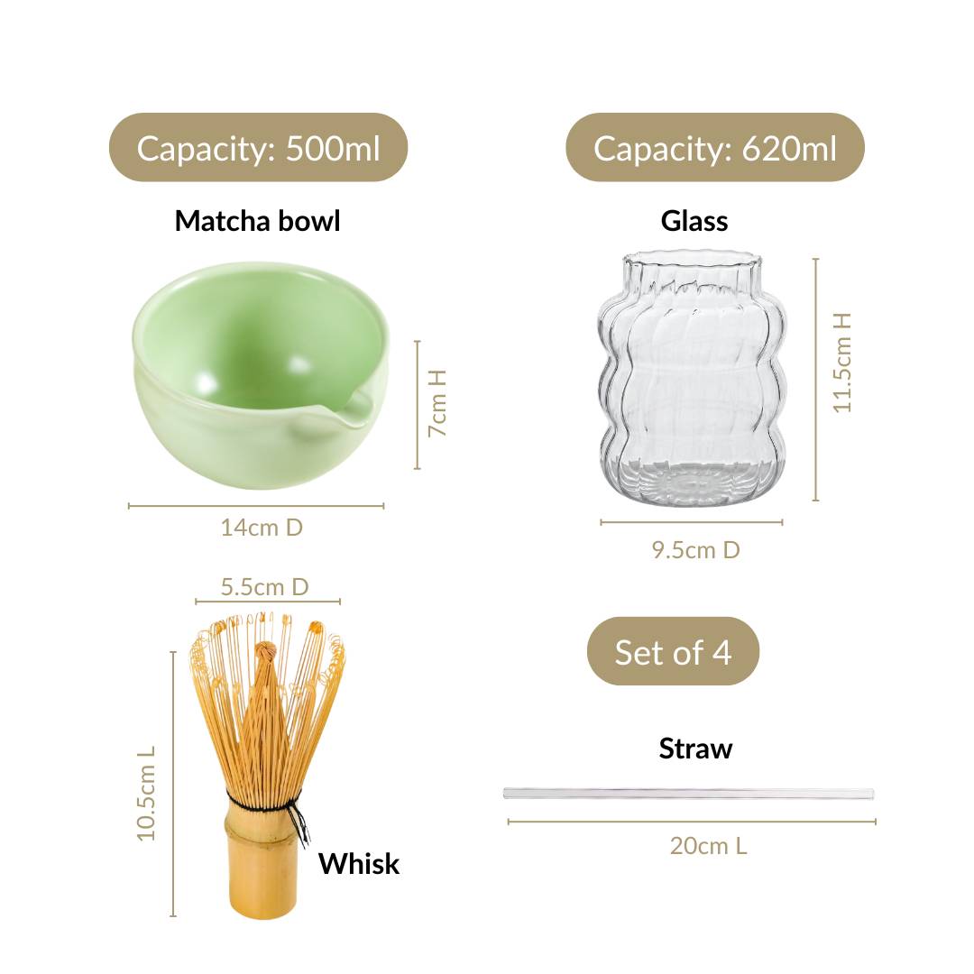 Matcha Tea Brewing Set Of 4 Nestasia