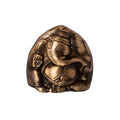 Brass Antique Finish Two Faced Lord Ganesha Kafalo