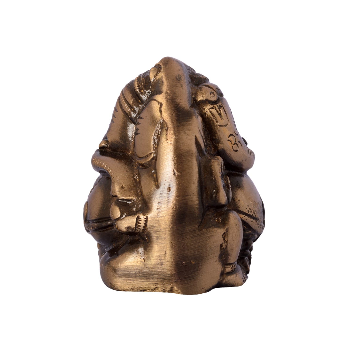 Brass Antique Finish Two Faced Lord Ganesha Kafalo