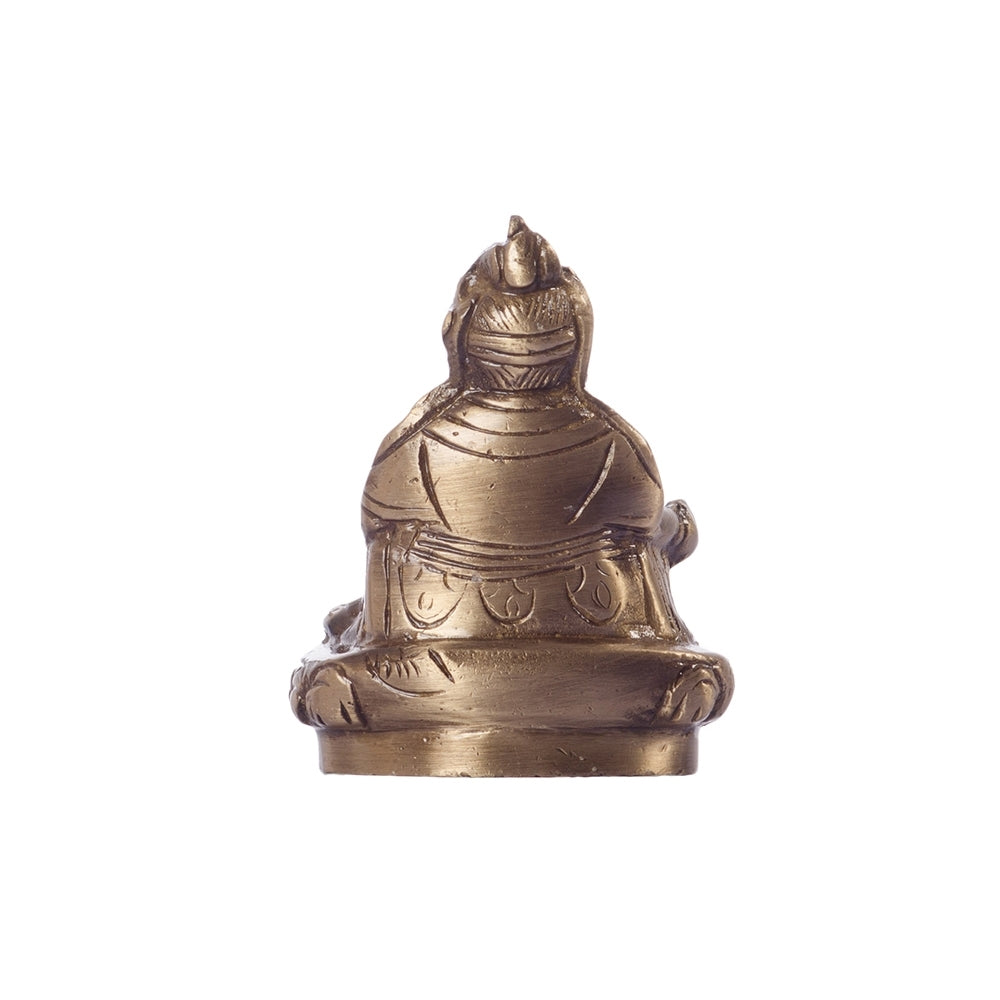 Golden Brass Lord Kuber Statue God Idol Kafalo