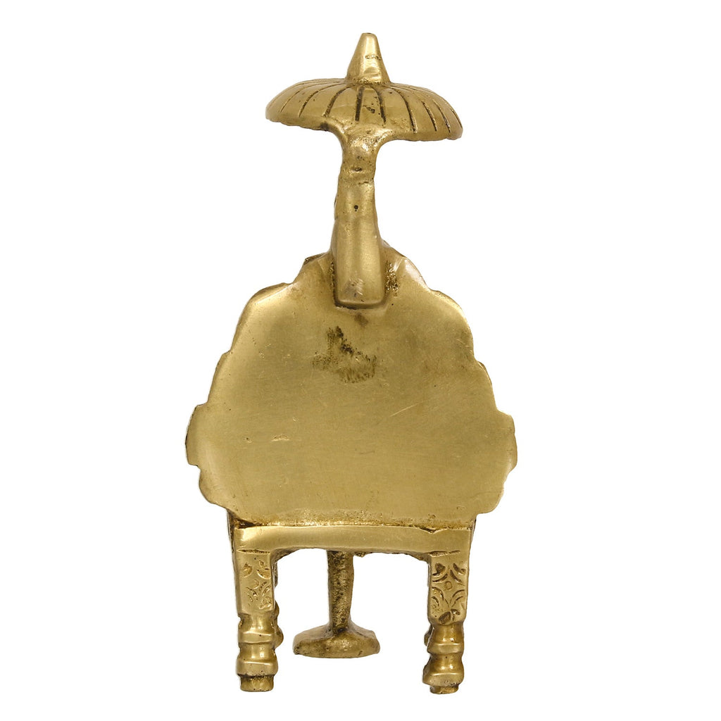 Golden Brass Blessing Shirdi Sai Baba Statue Kafalo