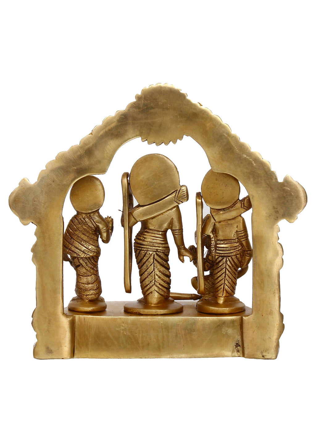 Golden Brass Handcrafted Ram Darbar Idol Kafalo