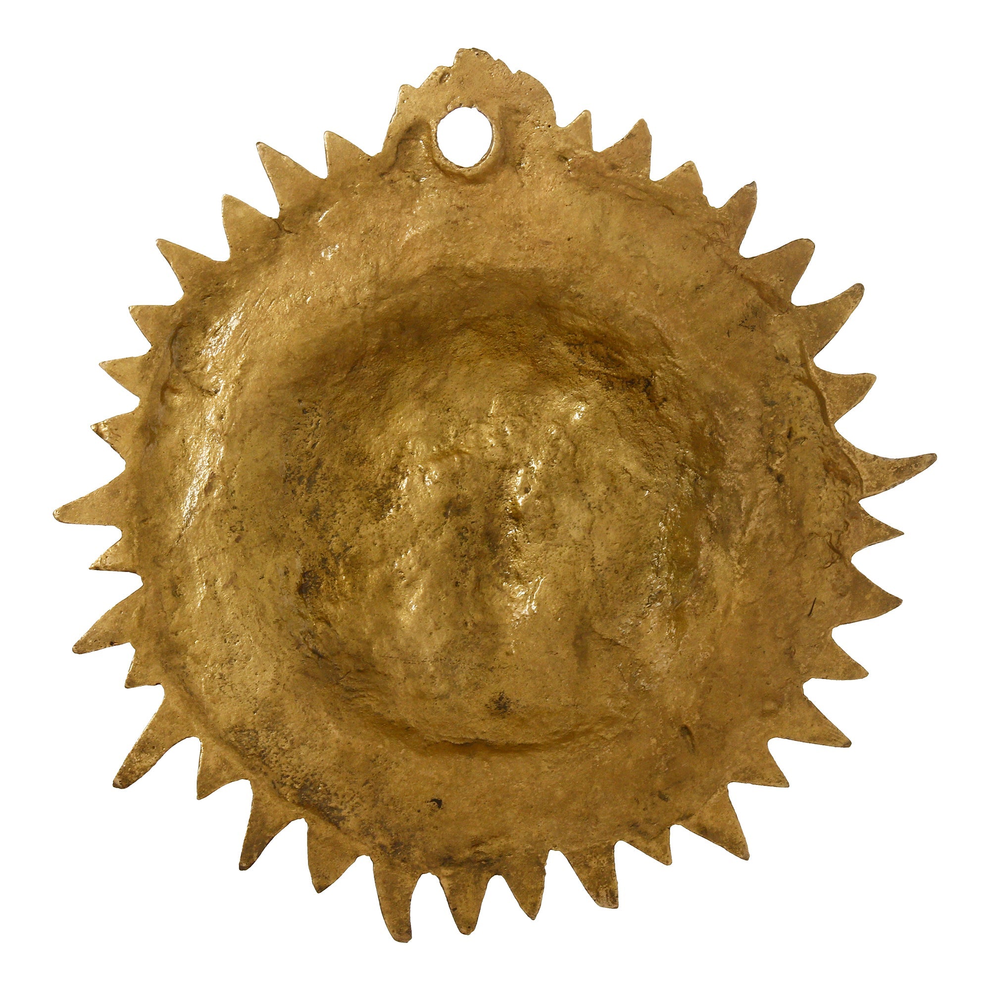 Decorative Golden Brass Sun Wall Hanging Kafalo