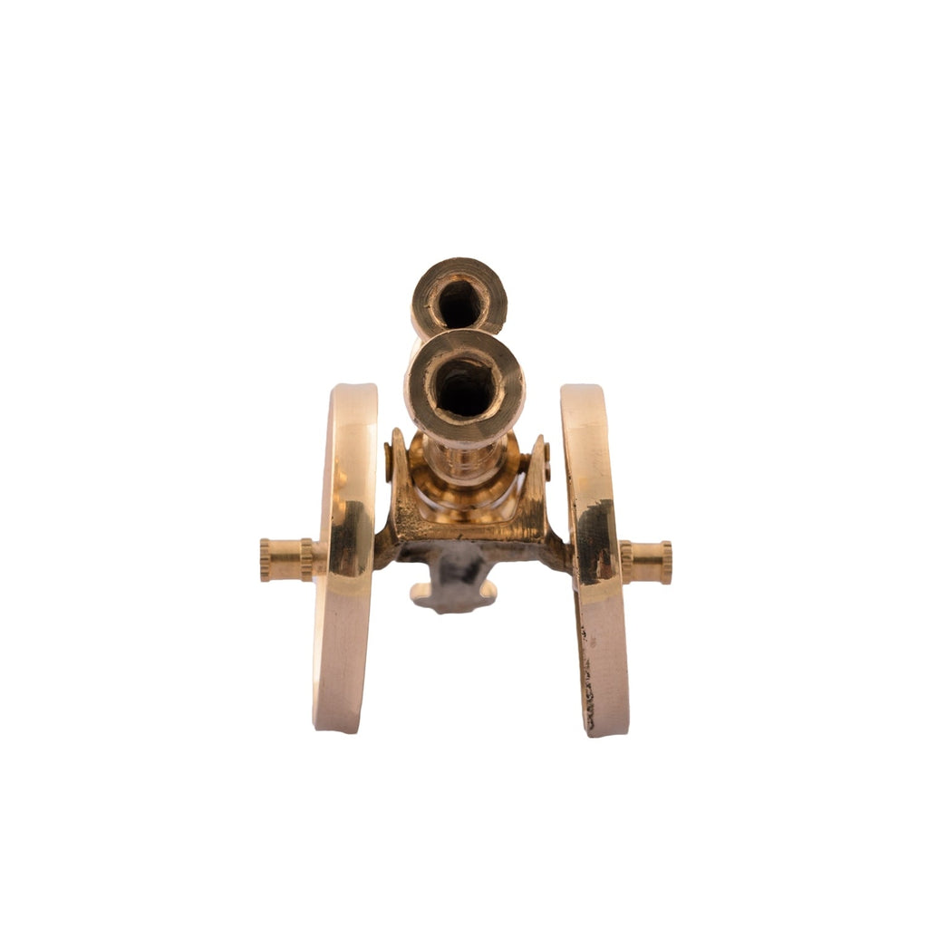 Gold Brass Decorative Cannon Showpiece for Home DÃ©cor Kafalo