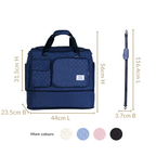 Dova Expandable Duffle Bag Dark Blue Nestasia