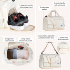 Off-White Dova Adjustable Gym Duffle Bag Nestasia
