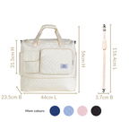Off-White Dova Adjustable Gym Duffle Bag Nestasia