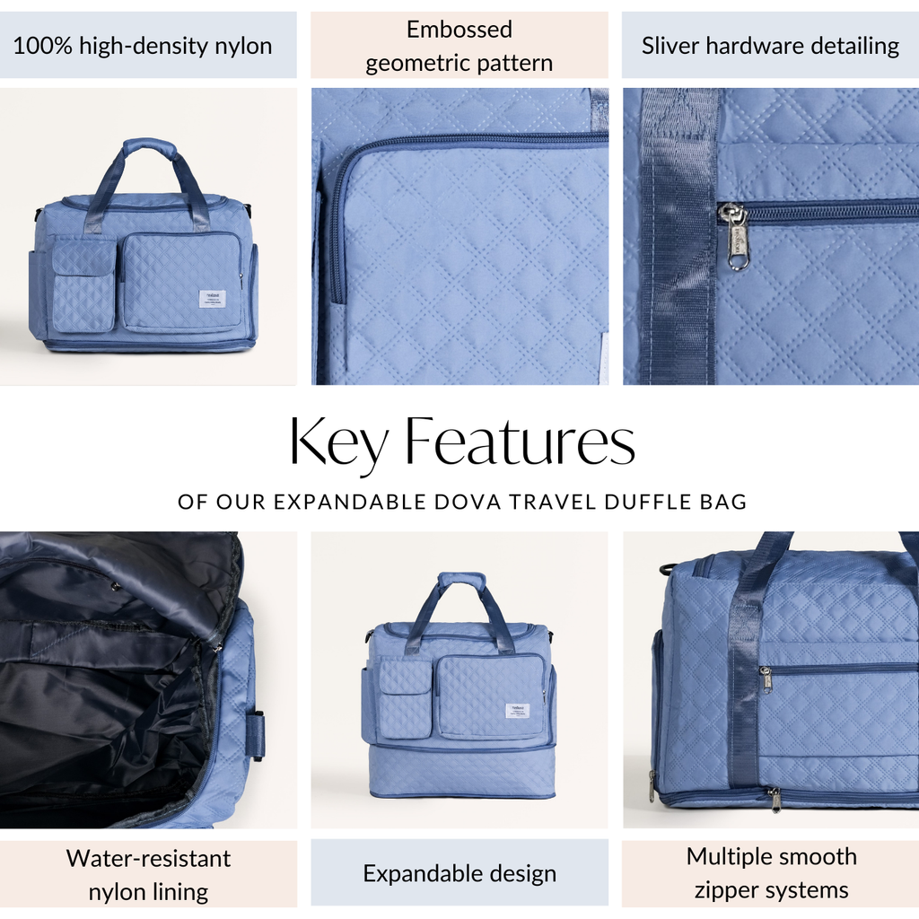Expandable Dova Travel Duffle Bag Nestasia