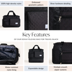 Dova Extendable Bag For Travel Black Nestasia