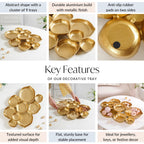 Golden Cluster Tray Large Nestasia