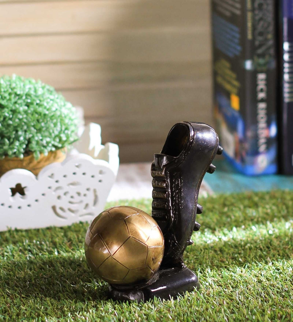 Decorative Soccer Ball and Shoe Brass Tableware Kafalo