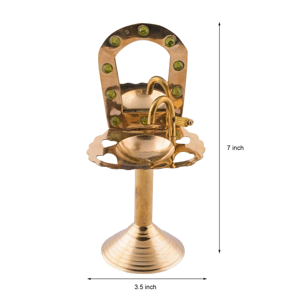 Brass Antique Wash Basin Showpiece Kafalo