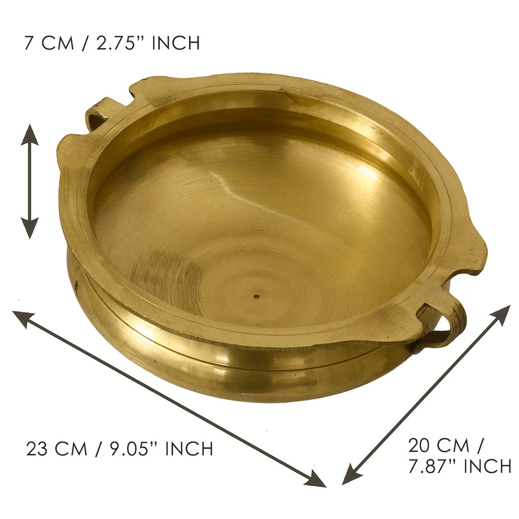 Golden antique Decorative Brass Urli Bowl Kafalo