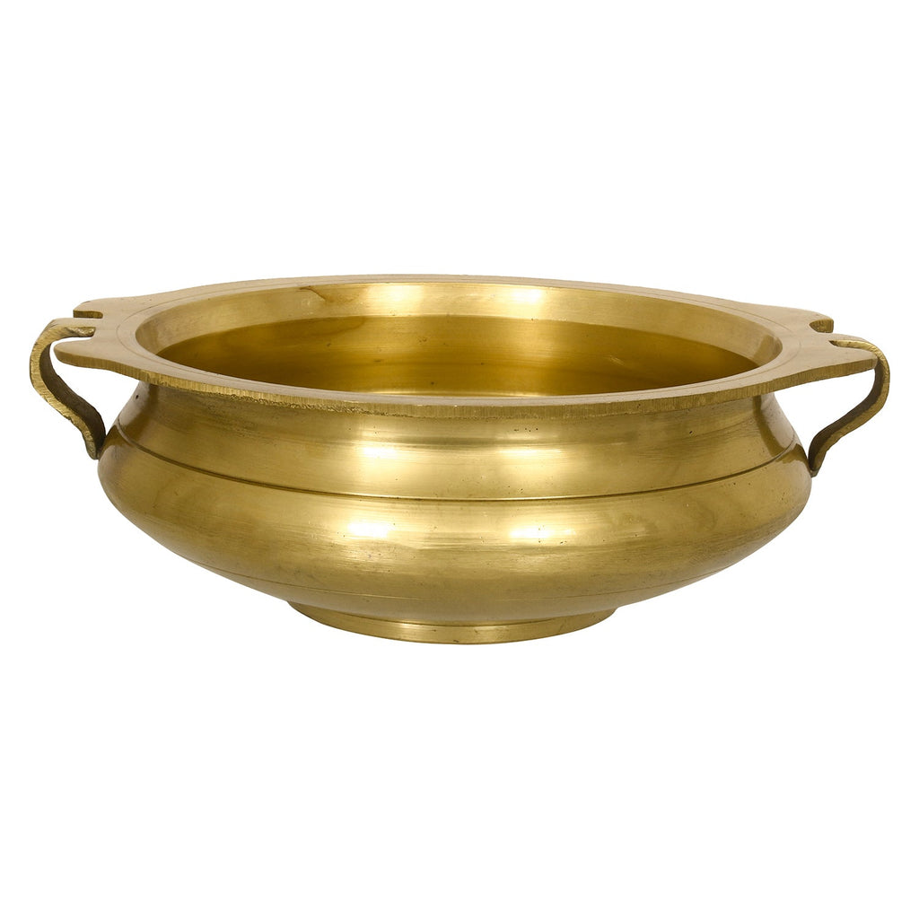 Golden antique Decorative Brass Urli Bowl Kafalo