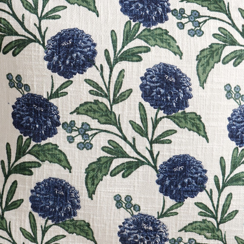 Hydrangea Grace Cotton Embroidered Cushion Cover 45x45cm Nestasia