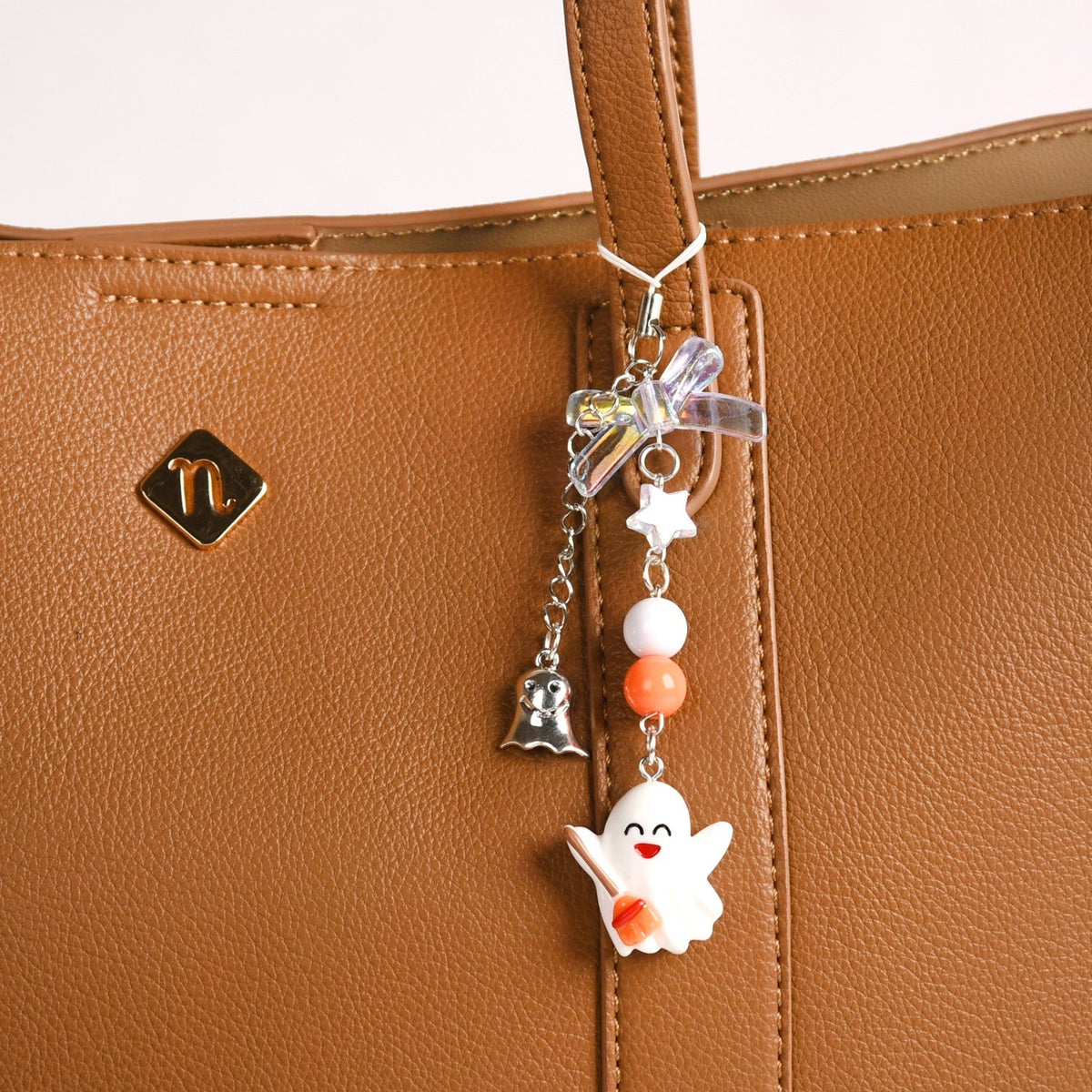Baby Ghost On A Broom Phone Strap Nestasia