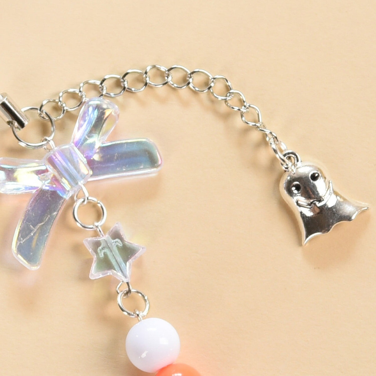 Baby Ghost On A Broom Phone Strap Nestasia