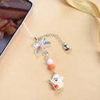 Baby Ghost On A Broom Phone Strap Nestasia
