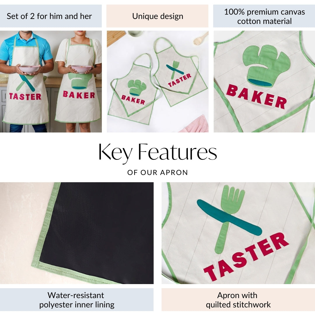 Baker And Taster Apron Set Nestasia