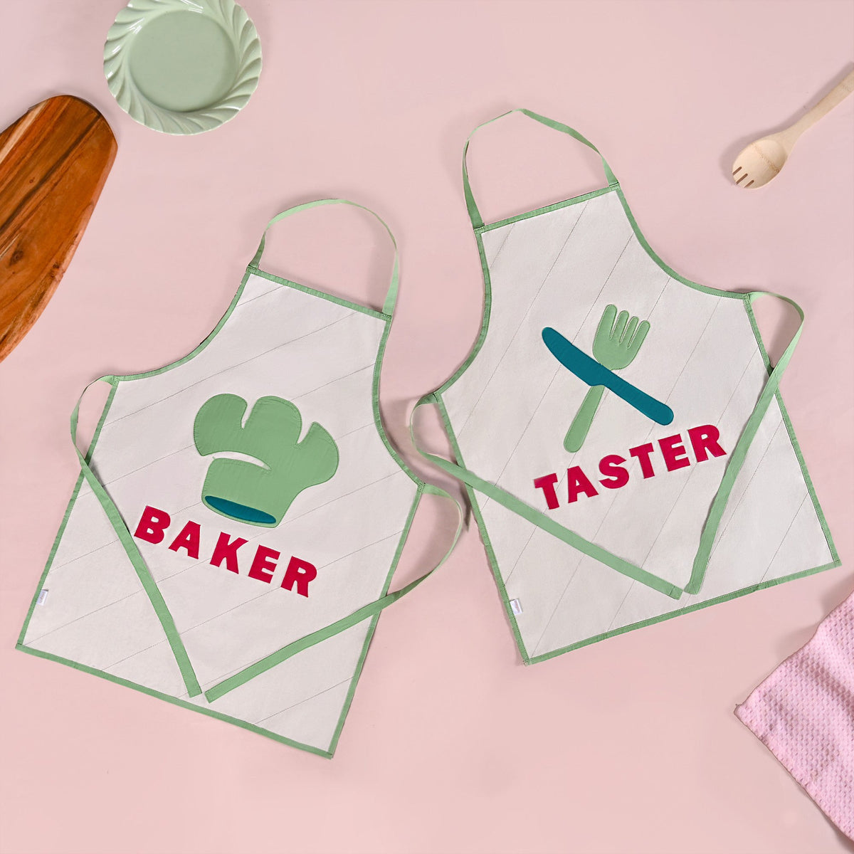 Baker And Taster Apron Set Nestasia