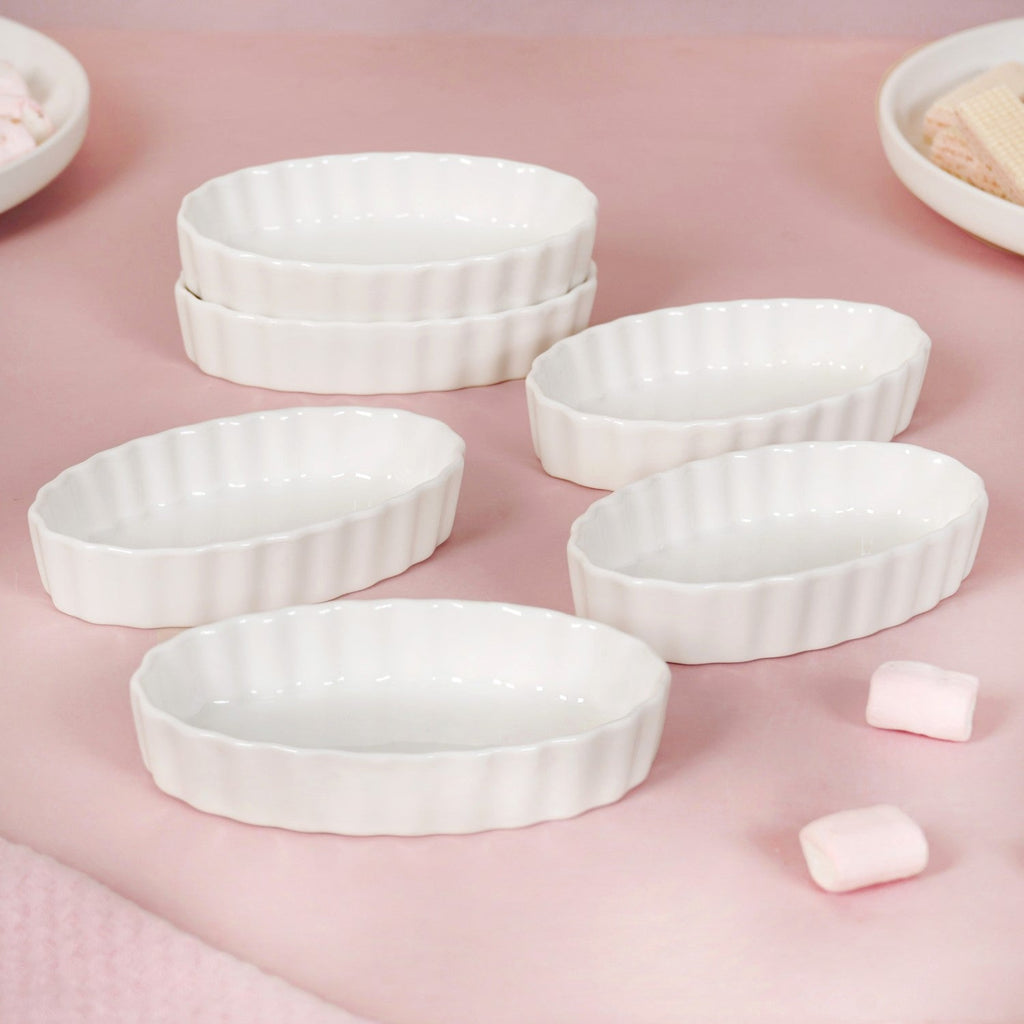Oval Dish Set of 6 Nestasia