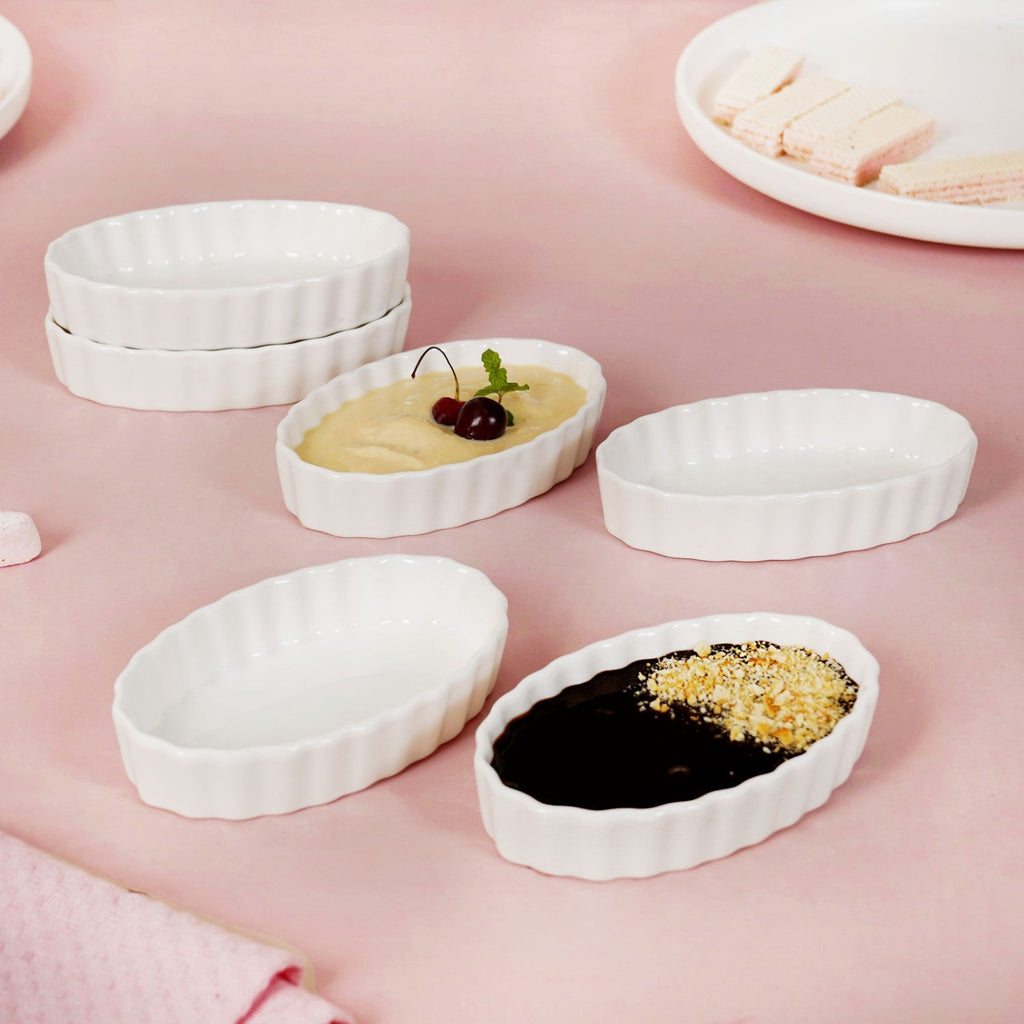 Oval Dish Set of 6 Nestasia