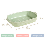 Premium Ceramic Baking Dish Green 650 ml Nestasia