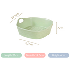 Sage Green Large Ceramic Serving Bowl 800 ml Nestasia