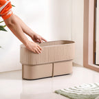 Balcony Box Planter With Stand Taupe Nestasia