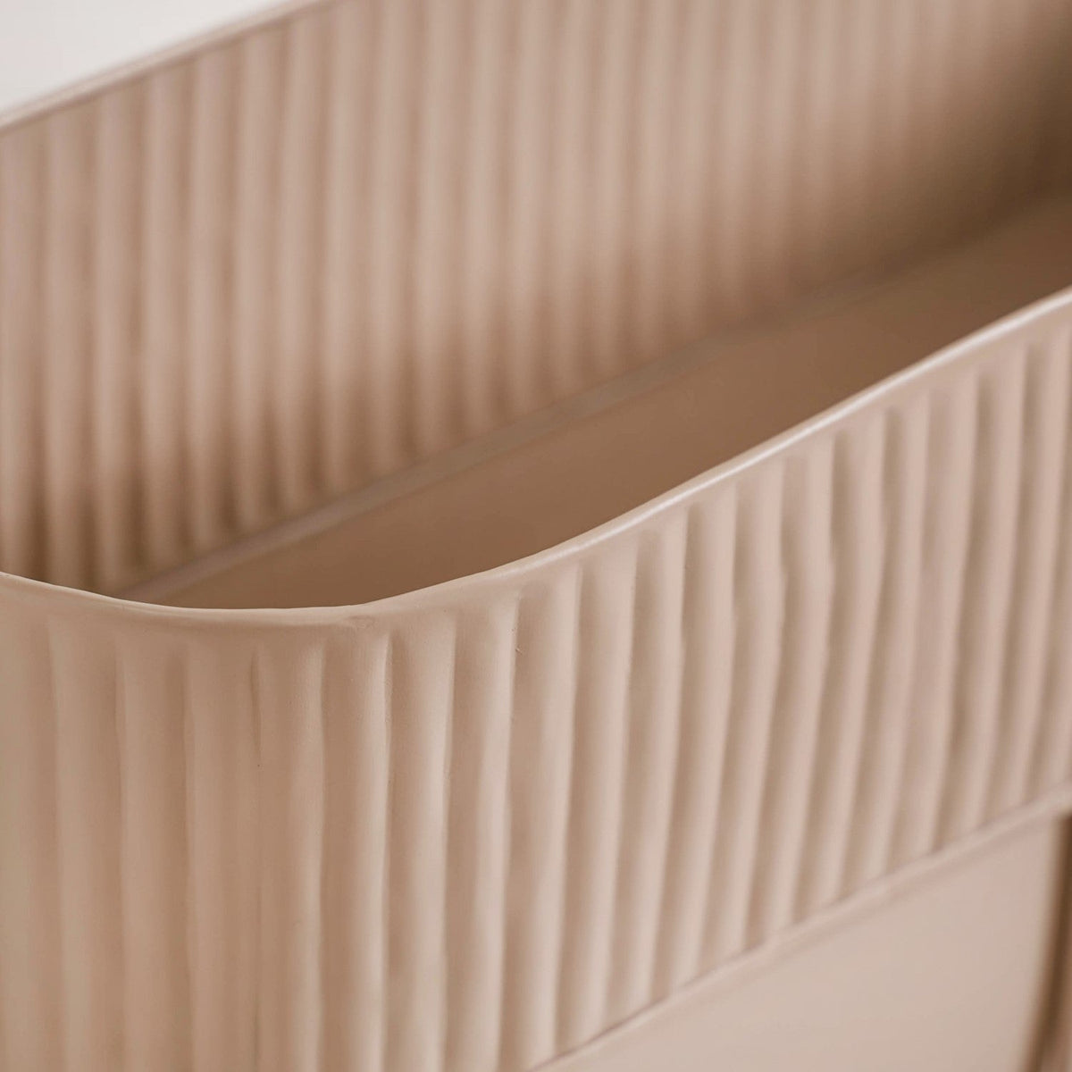 Balcony Box Planter With Stand Taupe Nestasia