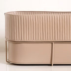 Balcony Box Planter With Stand Taupe Nestasia