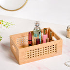 Bamboo Wood Decorative Weave Storage Basket Nestasia