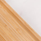 Bamboo Tray With Leather Handles 12inch Nestasia