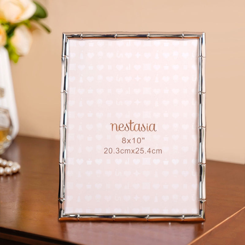 Large Bamboo Cut Photo Frame 20x25cm Nestasia
