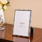 Silver Chic Bamboo Design Photo Frame Large 13x18cm Nestasia