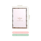 Silver Chic Bamboo Design Photo Frame Large 13x18cm Nestasia