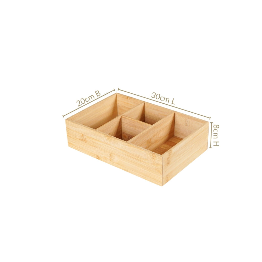 Bamboo Desk Drawer Organiser Nestasia