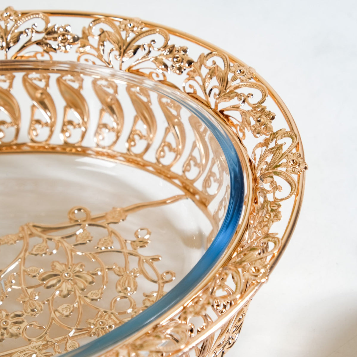 Baroque Galore Decorative Glass Bowl Nestasia
