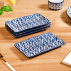 Baroque Navy Blue 16 Piece Dinner Set For 4 Nestasia