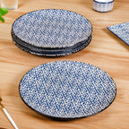 Baroque Navy Blue 16 Piece Dinner Set For 4 Nestasia