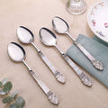 Baroque Dinner Spoon With Mother Of Pearl Inlay Set Of 4 Nestasia