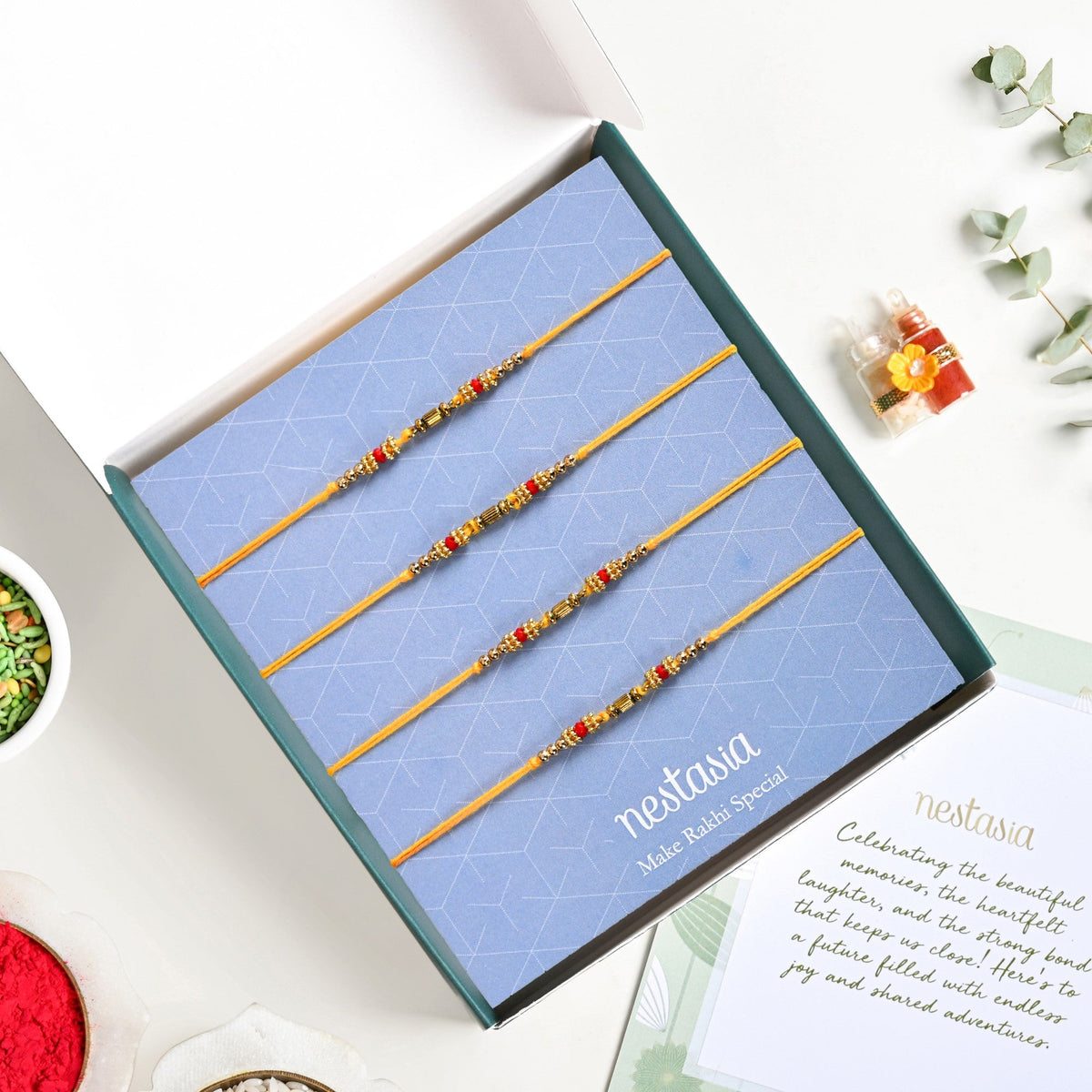 Bead And Bond Rakhi Set Nestasia