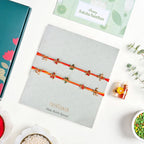 Beaded Bond Rakhi Gift Set Nestasia