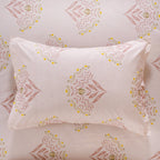 Ultra Soft Daisy 180 TC Pure Cotton Bedding Set Of 3 King Size 275x275 cm Nestasia