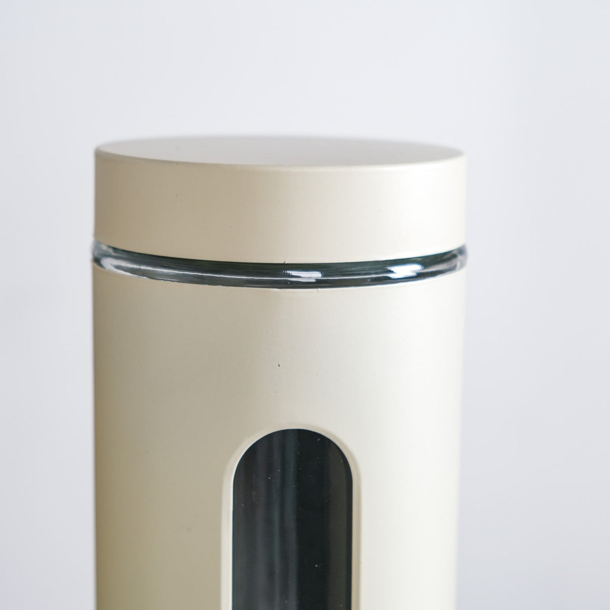 Beige Tall Kitchen Storage Canister Set Of 4 2000ml Nestasia