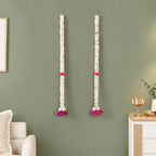 Bellaflora Wall Hanging Decor Pink Set Of 2 Nestasia
