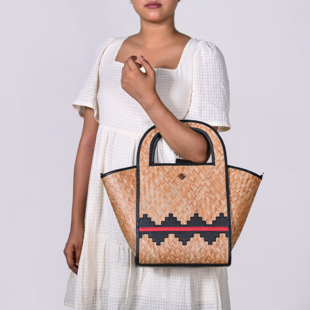 Bengal Weave Shitalpati Tote Bag Nestasia