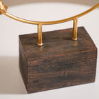 Bird Family Sculpture Showpiece Gold Nestasia