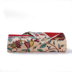 Birdsong Symphony Quilted Bedcover Peach 254x216cm Nestasia