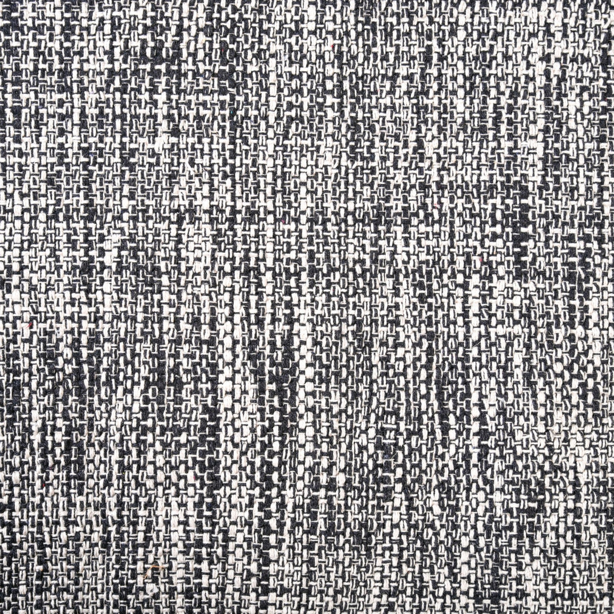 Black And White Tweed Cotton Anti Slip Floor Mat 96x53cm Nestasia